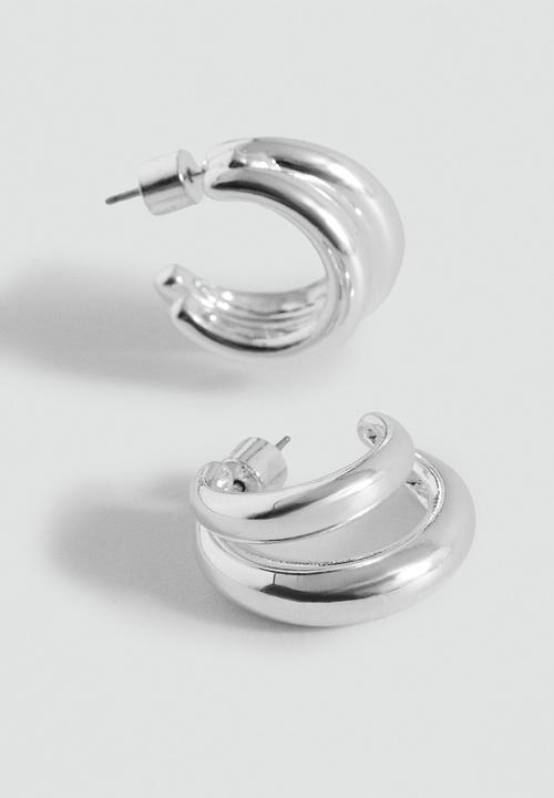 MANGO - Lulu earrings - silver