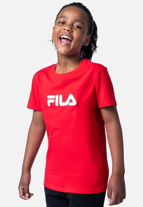 FILA - Mono deckle T-shirt - fila red