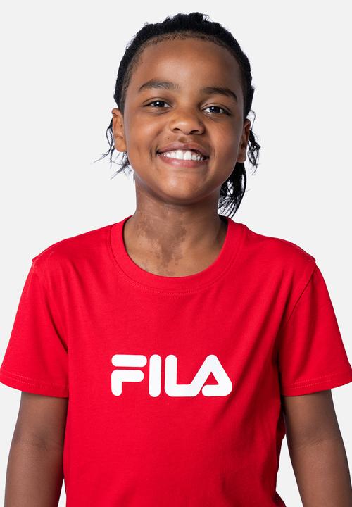 FILA - Mono deckle T-shirt - fila red