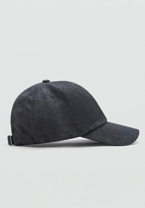 MANGO - Gorra Basic Cap - Black