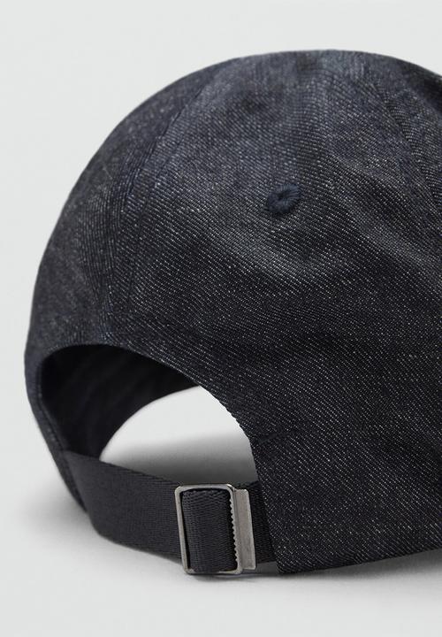 MANGO - Gorra Basic Cap - Black