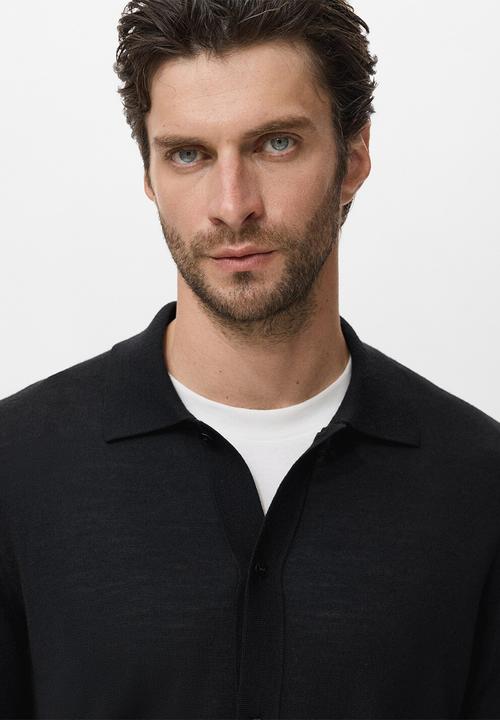 MANGO - Camisa Willyo - Black