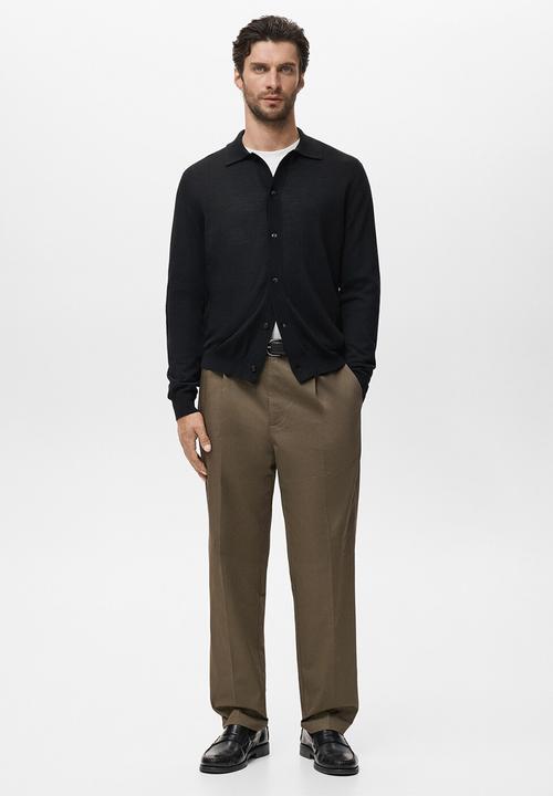 MANGO - Camisa Willyo - Black