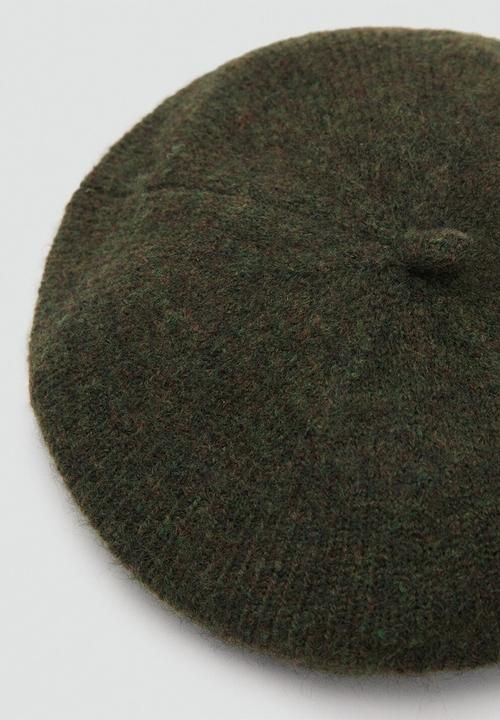 MANGO - Gorro Beri Beanie - Dark Green