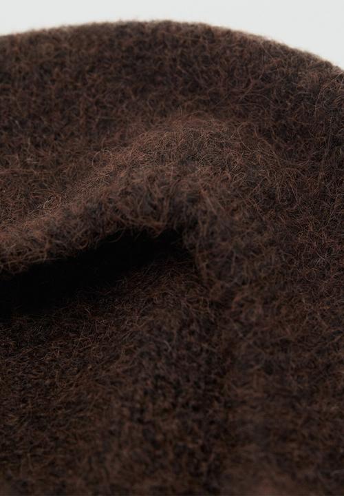 MANGO - Gorro Beri Beanie - Dark Brown