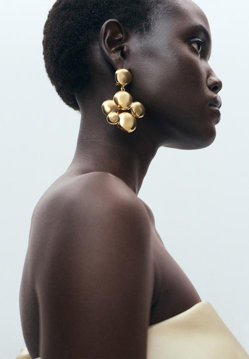 MANGO - Lisbeth earrings-gold