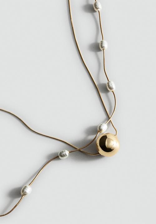 MANGO - Collar Luz Necklace - Gold
