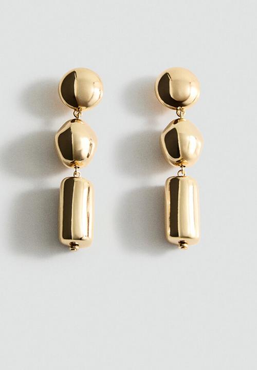 MANGO - Lara earrings-gold