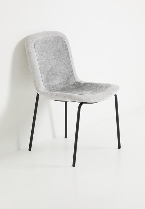 Sixth Floor - Rae dining chair set of 2 - grey