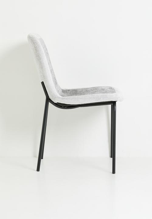 Sixth Floor - Rae dining chair set of 2 - grey