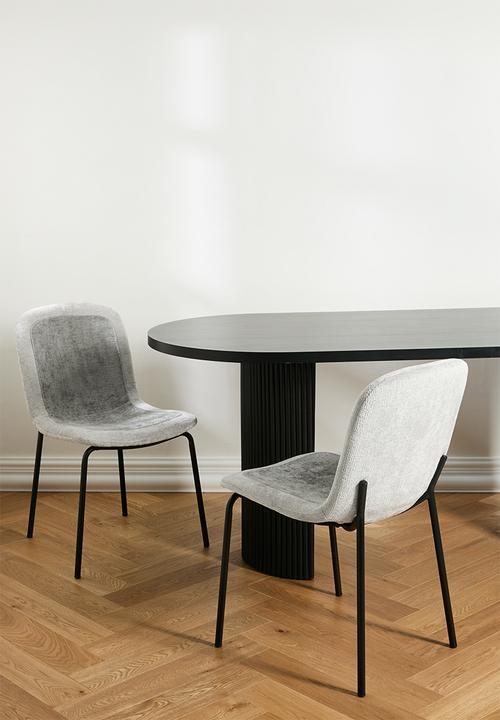 Sixth Floor - Rae dining chair set of 2 - grey