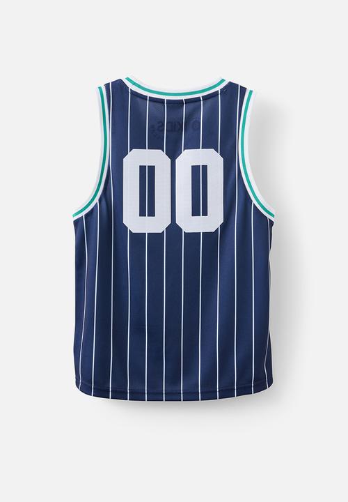 Cotton On - License basketball tank - lcn mar deep dive/stripe/hulk