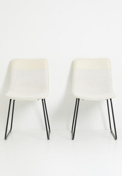 Sixth Floor - Elsa dining chair set of 2 - neutral