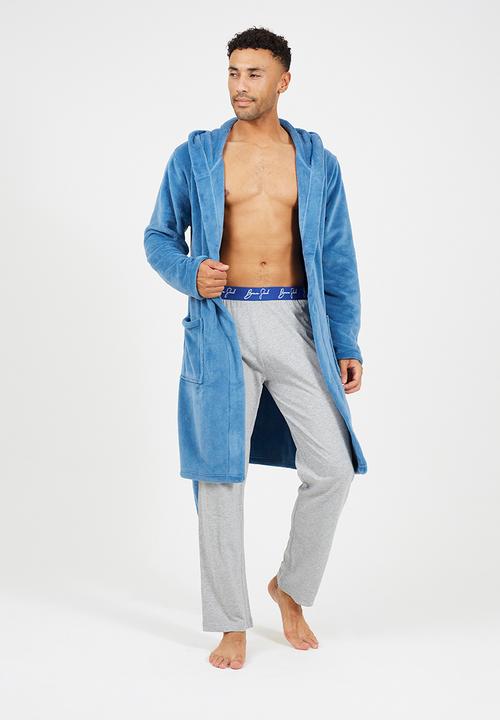 Brave Soul - James Dressing Gown - Blue