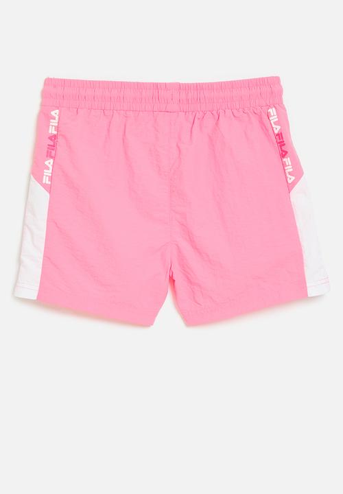 FILA - Pippa shorts  - white & strawberry pink