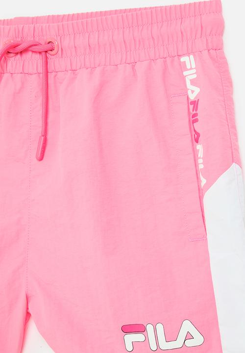 FILA - Pippa shorts  - white & strawberry pink