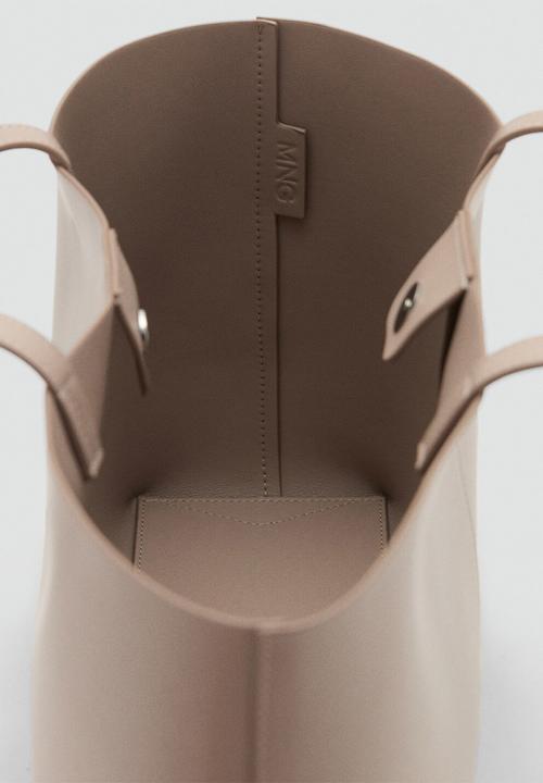 MANGO - Manu shoulder bag - medium brown