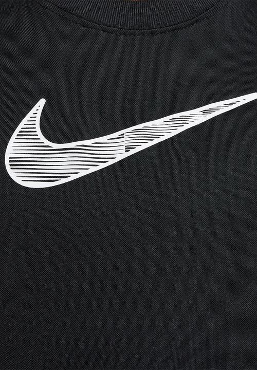Nike - Kids Nike Dri-Fit  Short Sleeve Top Gx - Black/Black/White