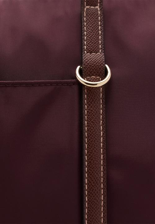 MANGO - Cobalt tote bag - dark red