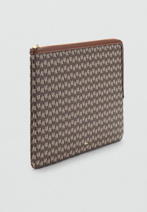 MANGO - Funda G Burgos2 Wallet- Leather-Brown