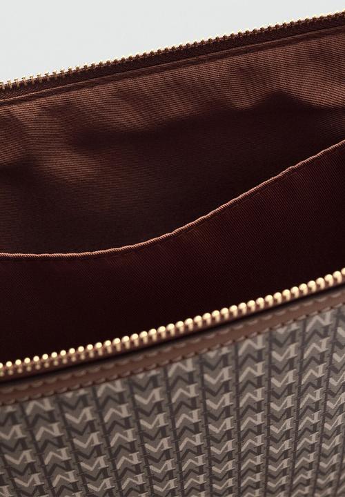 MANGO - Funda G Burgos2 Wallet- Leather-Brown