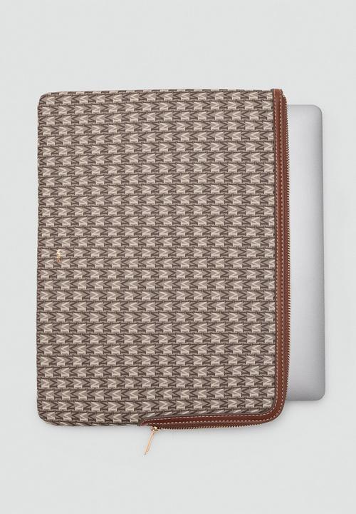 MANGO - Funda G Burgos2 Wallet- Leather-Brown