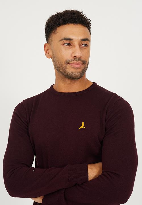 Brave Soul - Crew Neck Jumper - Oxblood
