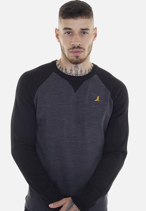 Brave Soul - Knitted - Silver Grey Marl/Midnight Navy