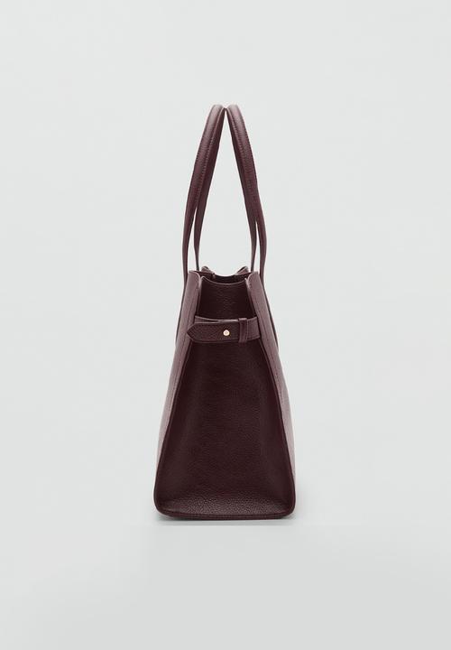 MANGO - Bolso G Gustave City Bag - Bordeaux