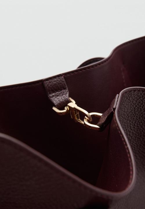 MANGO - Bolso G Gustave City Bag - Bordeaux