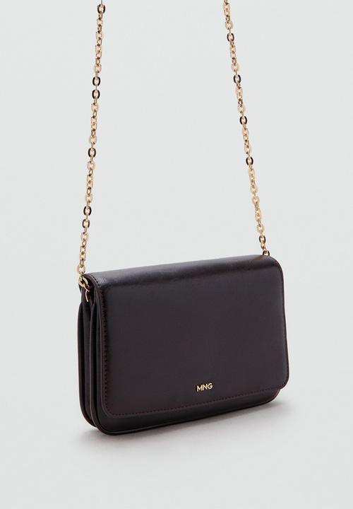 MANGO - Cornina2 crossbody bag - dark red