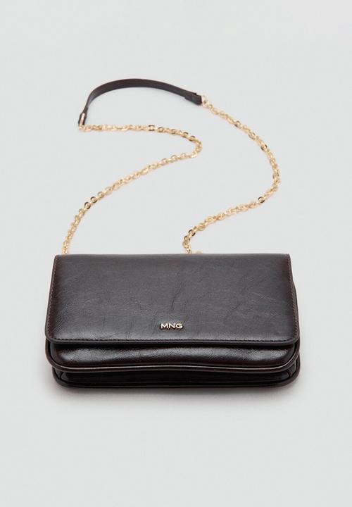 MANGO - Cornina2 crossbody bag - dark red