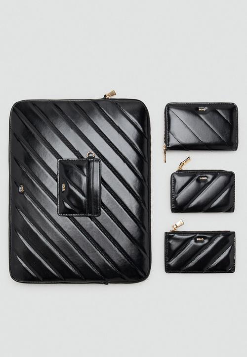 MANGO - Funda G Diagonal Wallet - Black