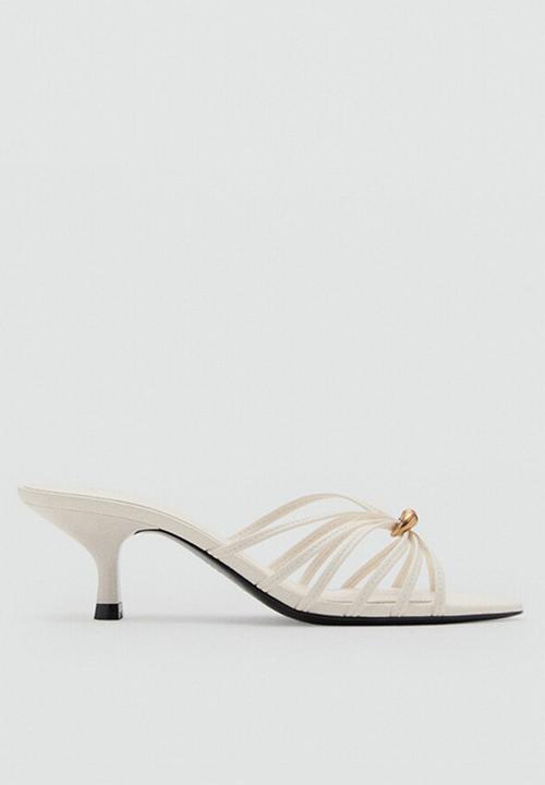 MANGO - Darian heel - light beige