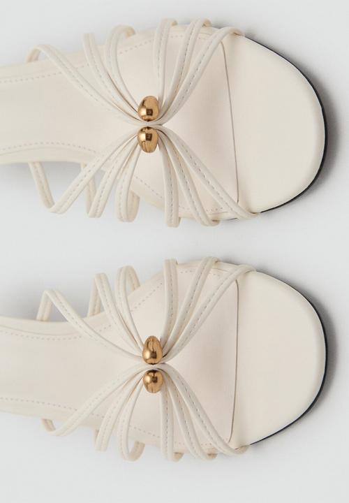 MANGO - Darian heel - light beige