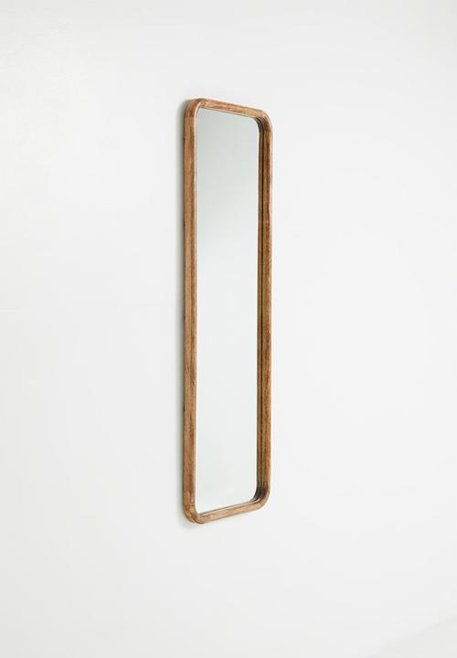 H&S - Full length rectangular mirror Natural