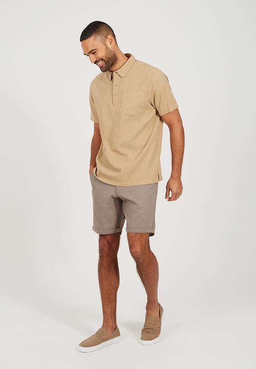 Brave Soul - Hampson Chino Short - Taupe