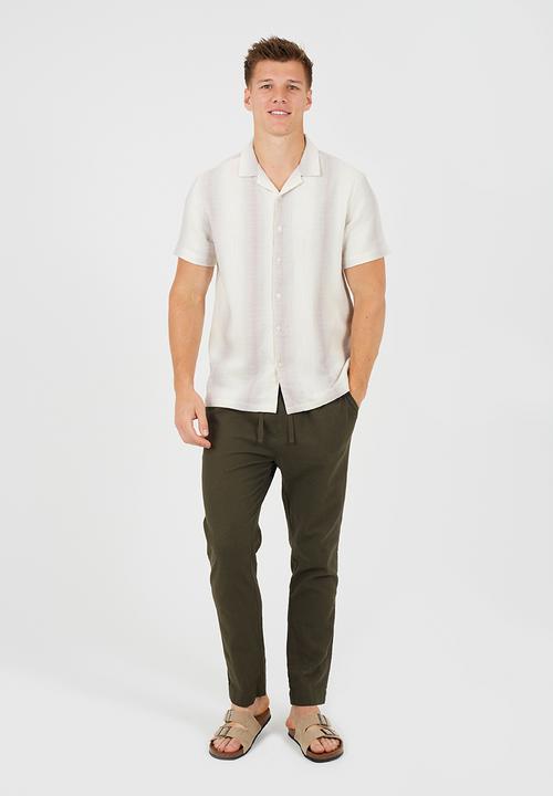 Brave Soul - Cotton/Linen Pant - Khaki