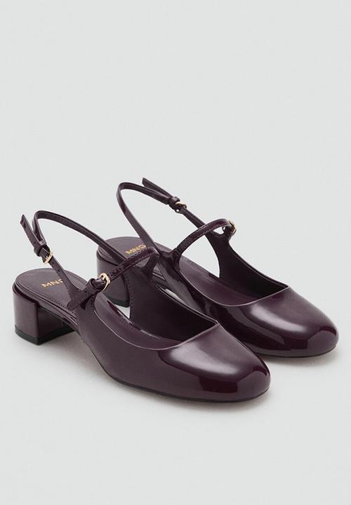 MANGO - Ada heel - dark red