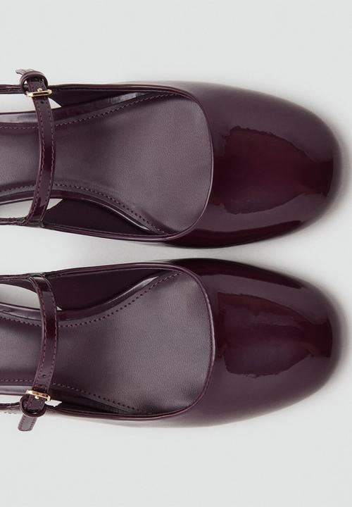 MANGO - Ada heel - dark red