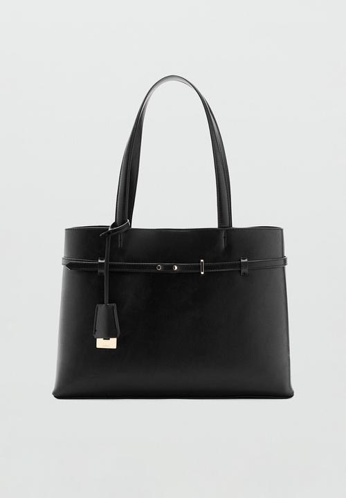 MANGO - Dahlia citybag- black