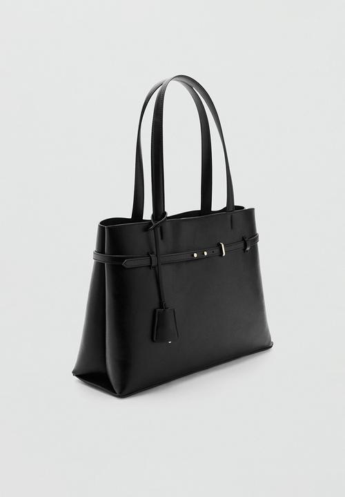 MANGO - Dahlia citybag- black