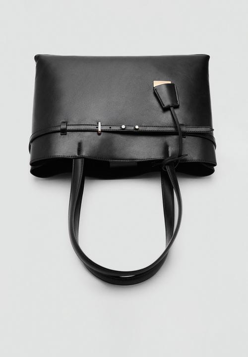 MANGO - Dahlia citybag- black