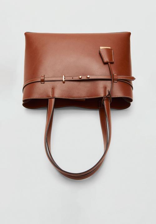 MANGO - Dahlia citybag- brown