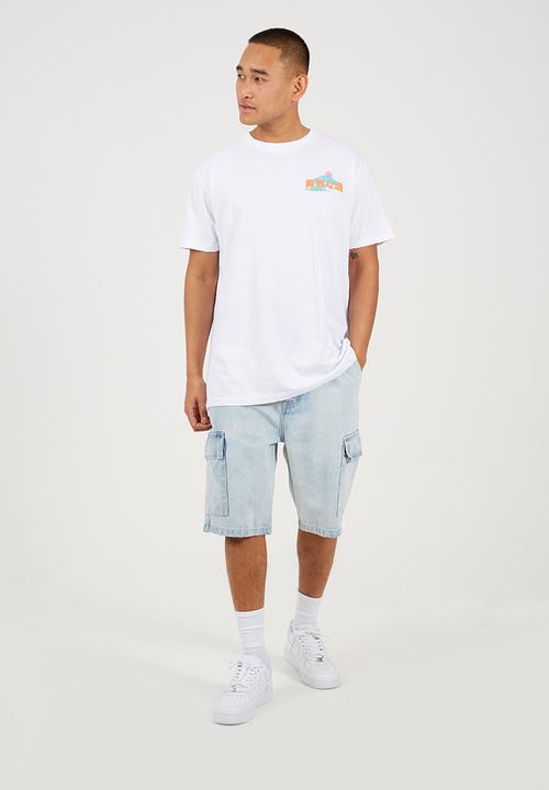 Brave Soul - Oversized Fit Crew Neck Tshirt - Optic White