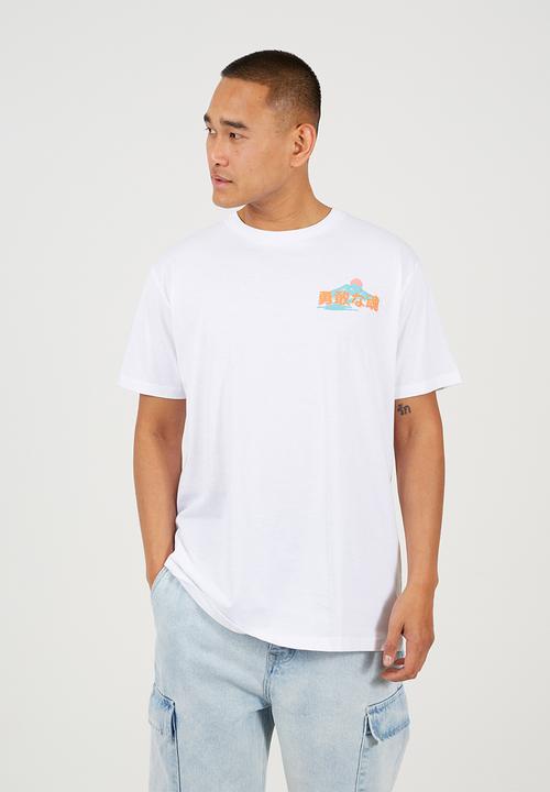 Brave Soul - Oversized Fit Crew Neck Tshirt - Optic White