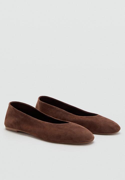MANGO - Dada1 suede pump - dark brown