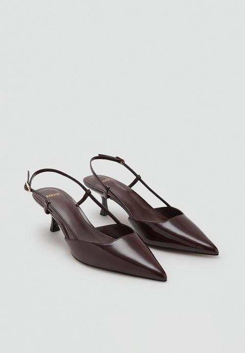 MANGO - Tonio heel - dark brown