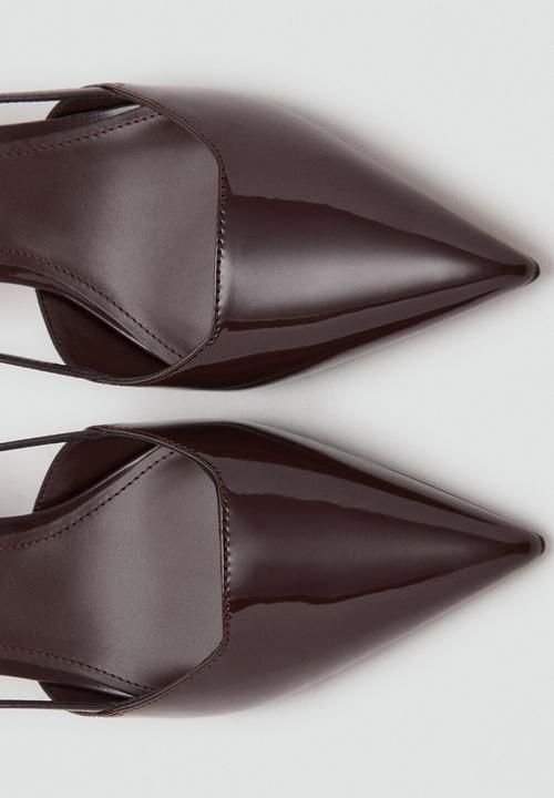 MANGO - Tonio heel - dark brown
