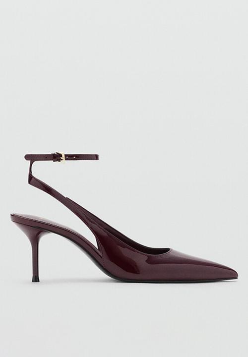 MANGO - Neckb heel - dark red